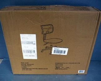 Rolling Swivel Metal Desk Office Chair New In Box