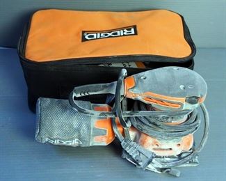 Rigid Electric 1 Quarter Sheet Sander With Carrying Case, #R2501