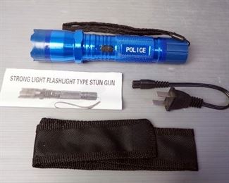1101 Type Flashlight Stun Gun 1101 With Sheath, New In Box