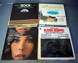 LP Albums, Movie Soundtracks, Orchestra, Disney, Radio And TV Show Narratives And More, Qty 20