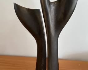 Bronze sculpture signed Pavlos Angelos Kiougiomtzis,