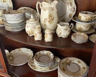 Old Ivory Luncheon Set