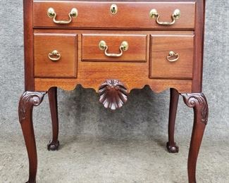 Link Taylor Heirloom solid mahogany Lowboy chest Chippendale style