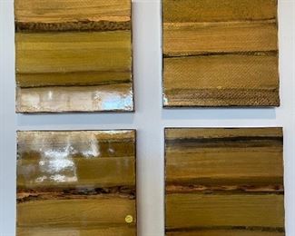 Contemporary wall art-set of 4