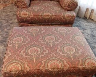 Side Chair with Ottamon 