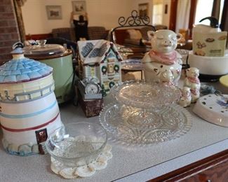 Cookie Jars - Crystal - Kitchen Items