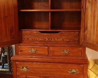 Colonial Pine - Inside Dresser - Made in USA