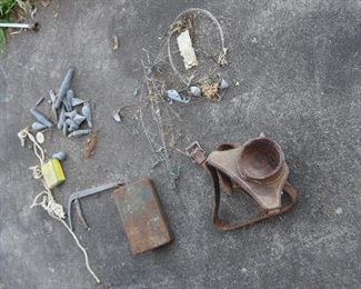 Vintage Leather Fishing Rod Holder