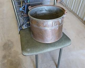 Copper Bucket - Vintage Chair