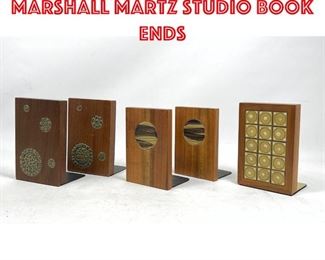 Lot 22 Gordon and Jane Marshall Martz Studio book ends