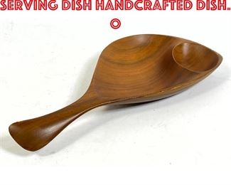 Lot 25 EMILAN American Walnut Serving Dish Handcrafted Dish. O