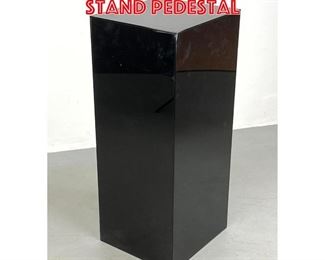 Lot 32 Black Lucite Acrylic Stand Pedestal