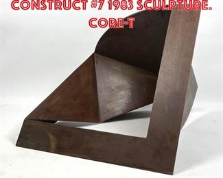 Lot 115 Gerald DiGiusto Arc Construct 7 1983 sculpture. CoreT
