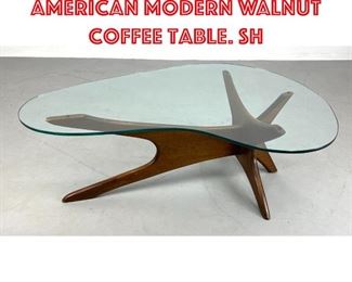 Lot 130 ADRIAN PEARSALL American Modern Walnut Coffee Table. Sh