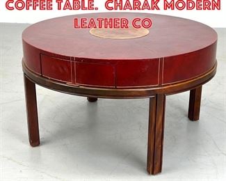 Lot 150 TOMMI PARZINGER Coffee Table. Charak Modern Leather co