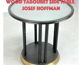 Lot 192 Modern Ebonized Wood Tabouret Side Table. Josef Hoffman