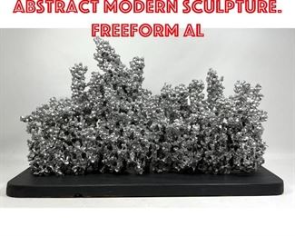 Lot 225 Large Brutalist Abstract Modern Sculpture. Freeform al