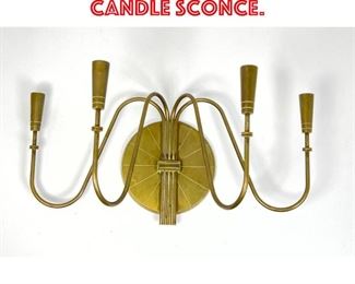 Lot 236 Tommi Parzinger Wall Candle Sconce. 