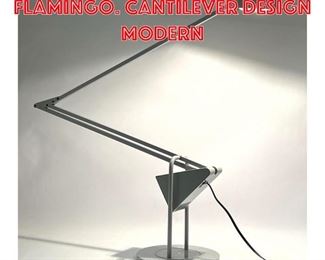Lot 249 LUXO Desk Task Lamp. Flamingo. Cantilever design Modern