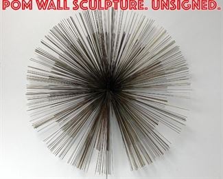 Lot 251 C. Jere Sunburst Pom Pom Wall Sculpture. Unsigned. 