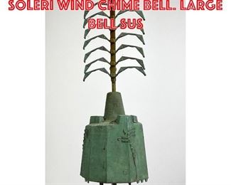 Lot 266 Very Large Paolo Soleri Wind Chime Bell. Large Bell sus