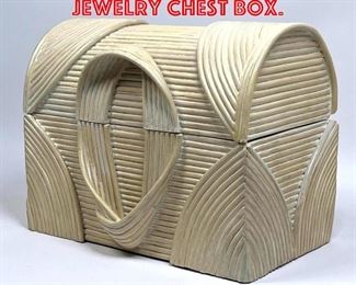 Lot 302 Betty Cobonpue style jewelry chest box. 