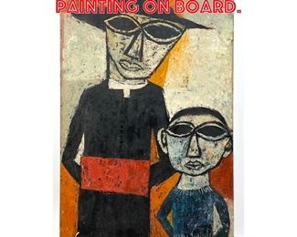 Lot 307 Ruth Fluno Oil Painting on Board. 