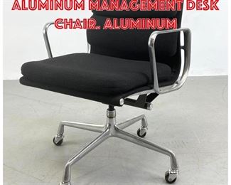 Lot 318 HERMAN MILLER Aluminum Management Desk Chair. Aluminum 