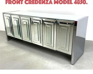 Lot 364 1970s ELLO Mirrored Front Credenza model 4850. 