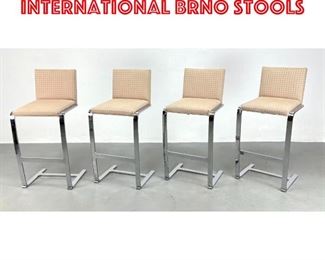 Lot 448 Set 4 Gordon international Brno Stools