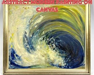 Lot 477 BURKE MANNING Abstract Modern Painting on Canvas 