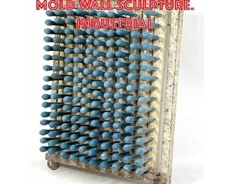 Lot 531 Blue Vintage balloon mold wall sculpture. Industrial