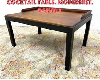 Lot 532 Dunbar style Coffee Cocktail Table. Modernist. Raised l
