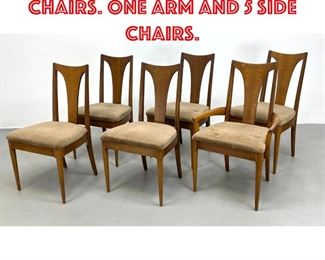 Lot 558 Set 6 Modern Dining Chairs. One Arm and 5 Side Chairs. 