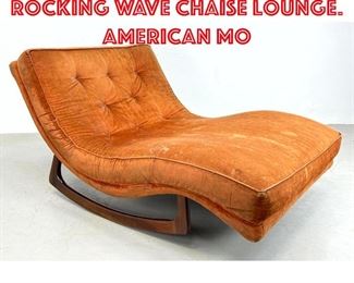 Lot 569 ADRIAN PEARSALL Rocking Wave Chaise Lounge. American Mo