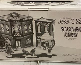 Dept. 56 Snow Village "Saturday Morning Downtown"