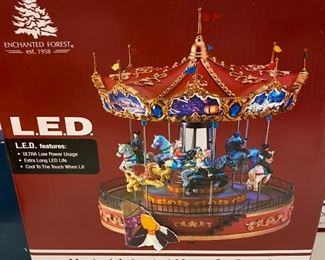 Enchanted Forest LED Musical Animated Merry Go Round