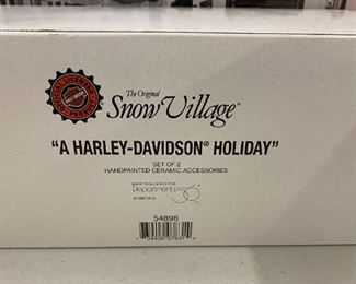Dept. 56 Snow Village "A Harley Davidson Holiday"