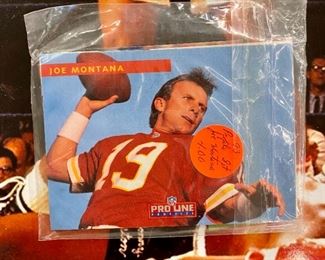 Joe Montana Pro Line Card