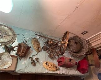 Antique crystal chandelier from the prestigious Covenant Club of Chicago