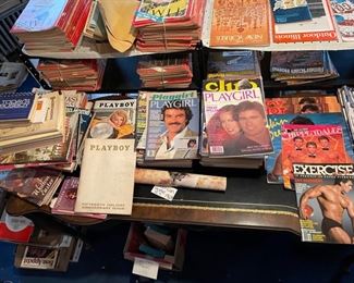 Vintage Playboy and Playgirl