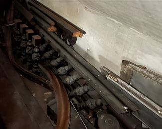 Antique staircase from the mansion that was once next door to this one.