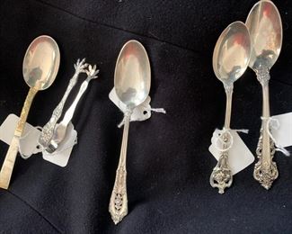 Sterling...Gorham Golden Scroll, Grand Baroque, Rose Point, etc