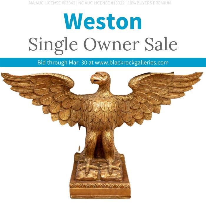 WESTON SINGLE OWNER SALE in Weston, CT starts on 3/24/2022