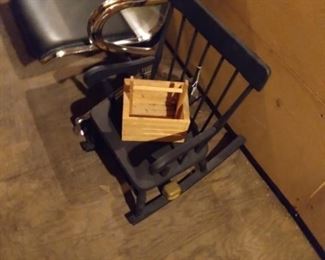 A childs rocker
