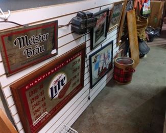 Lighted beer signs