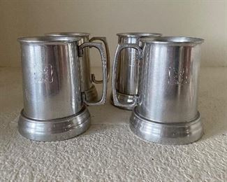 Vintage Playboy Clear Bottom Beer Mugs