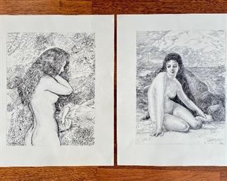 Vintage Ink Art- Julia Greenwood