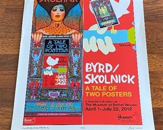 Concert "A Tale Of Two Posters" Signed by Davis Byrd and Adam Skolnick