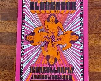 Concert Poster From 1968 With Traffic, Blue Cheer, Iron Butterfly